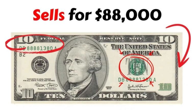 $10 Bill with $1 Print Error Sells for $88,000 – Check Yours Now
