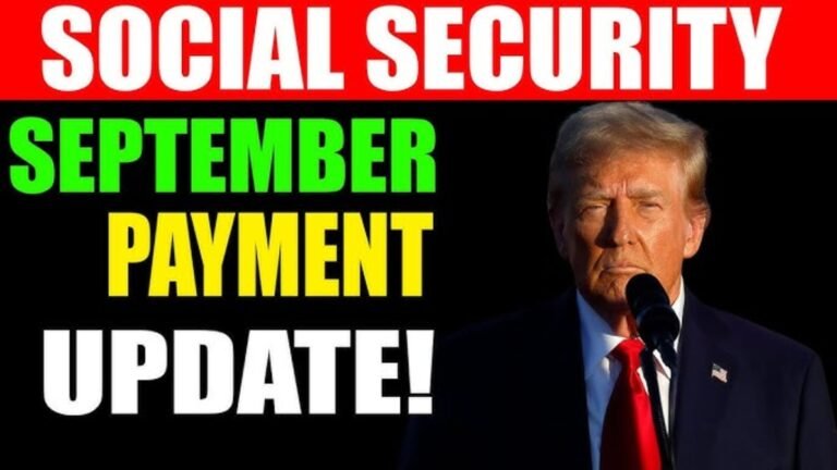 September 2025 Social Security payment