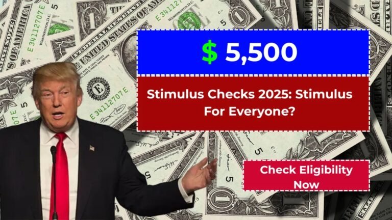 $5500 Stimulus Checks 2025