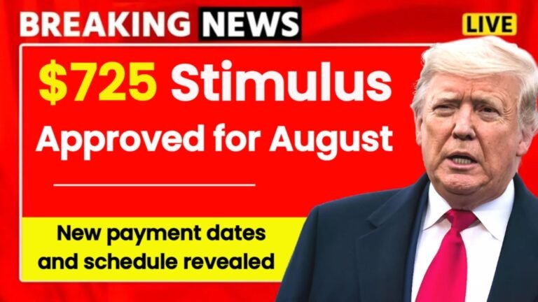 $725 Stimulus Approved