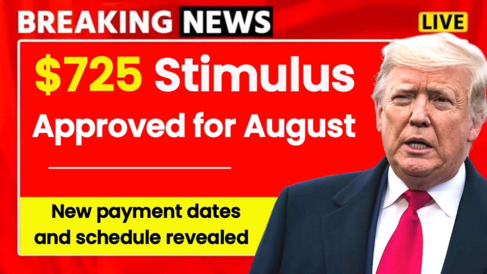 $725 Stimulus Approved