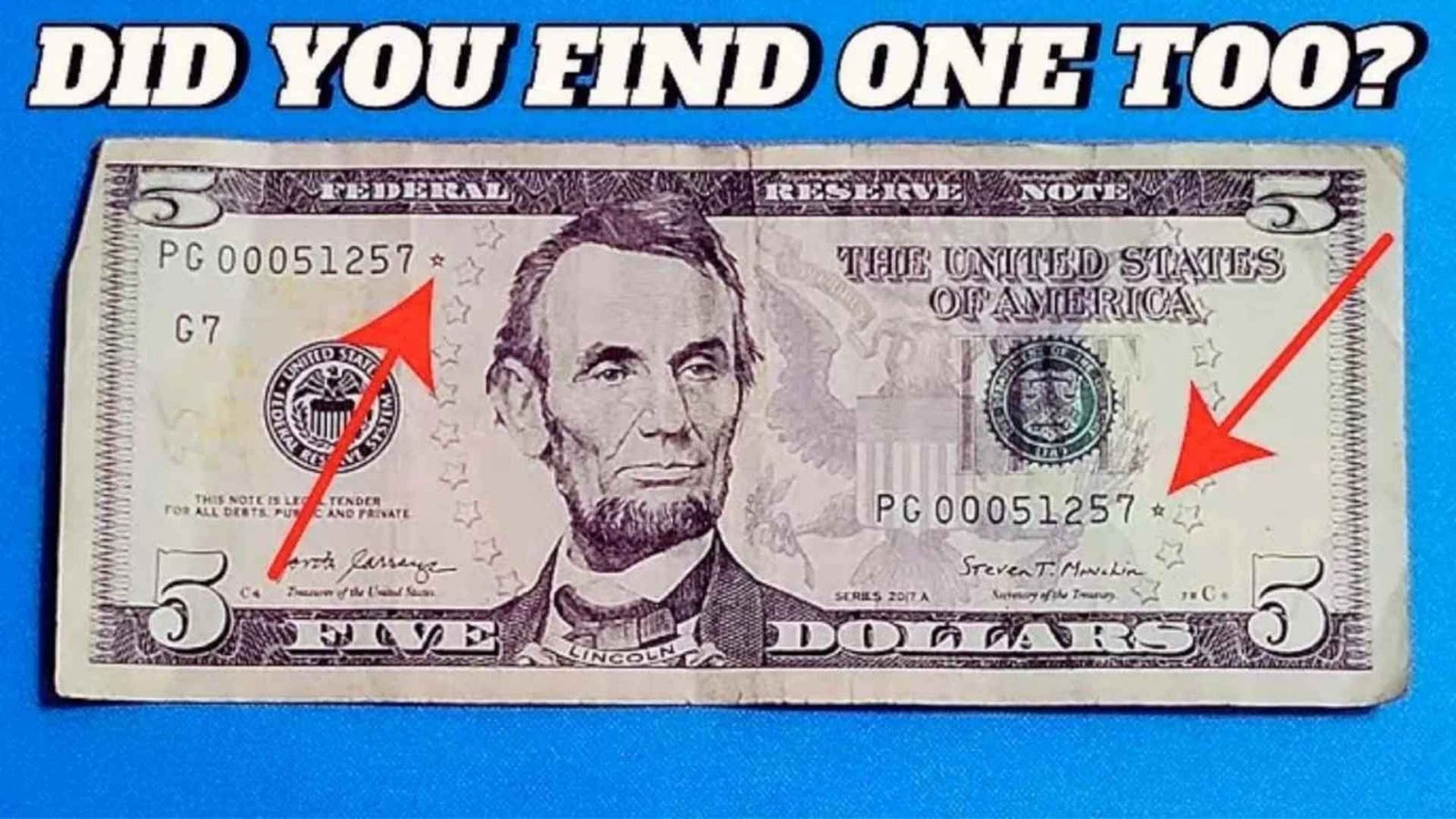 Your $5 Bill Could Be Worth $60,000: How to Find This Rare Star Note